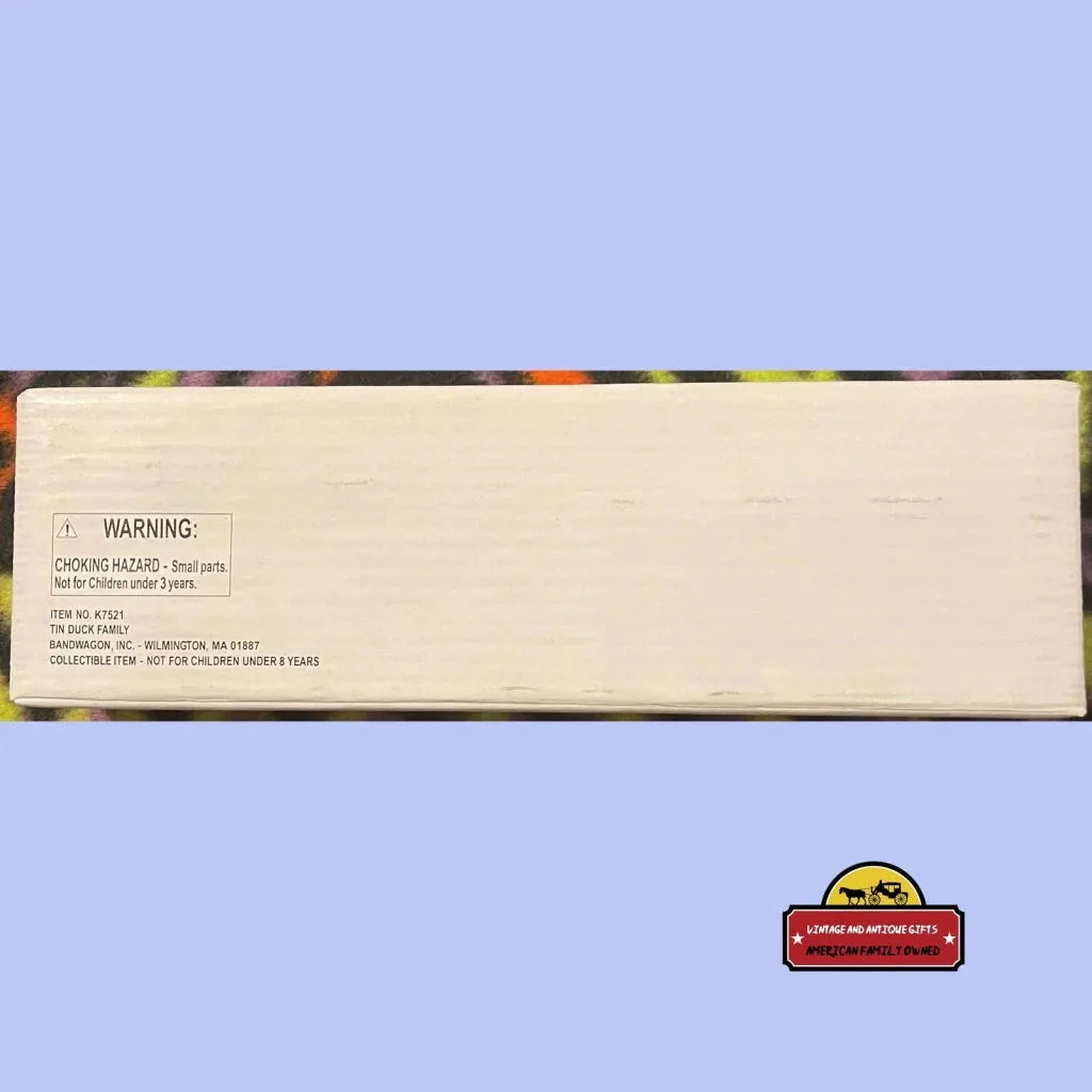 Rare Vintage Tin Wind Up Duck Family Toy from the 70s and 80s