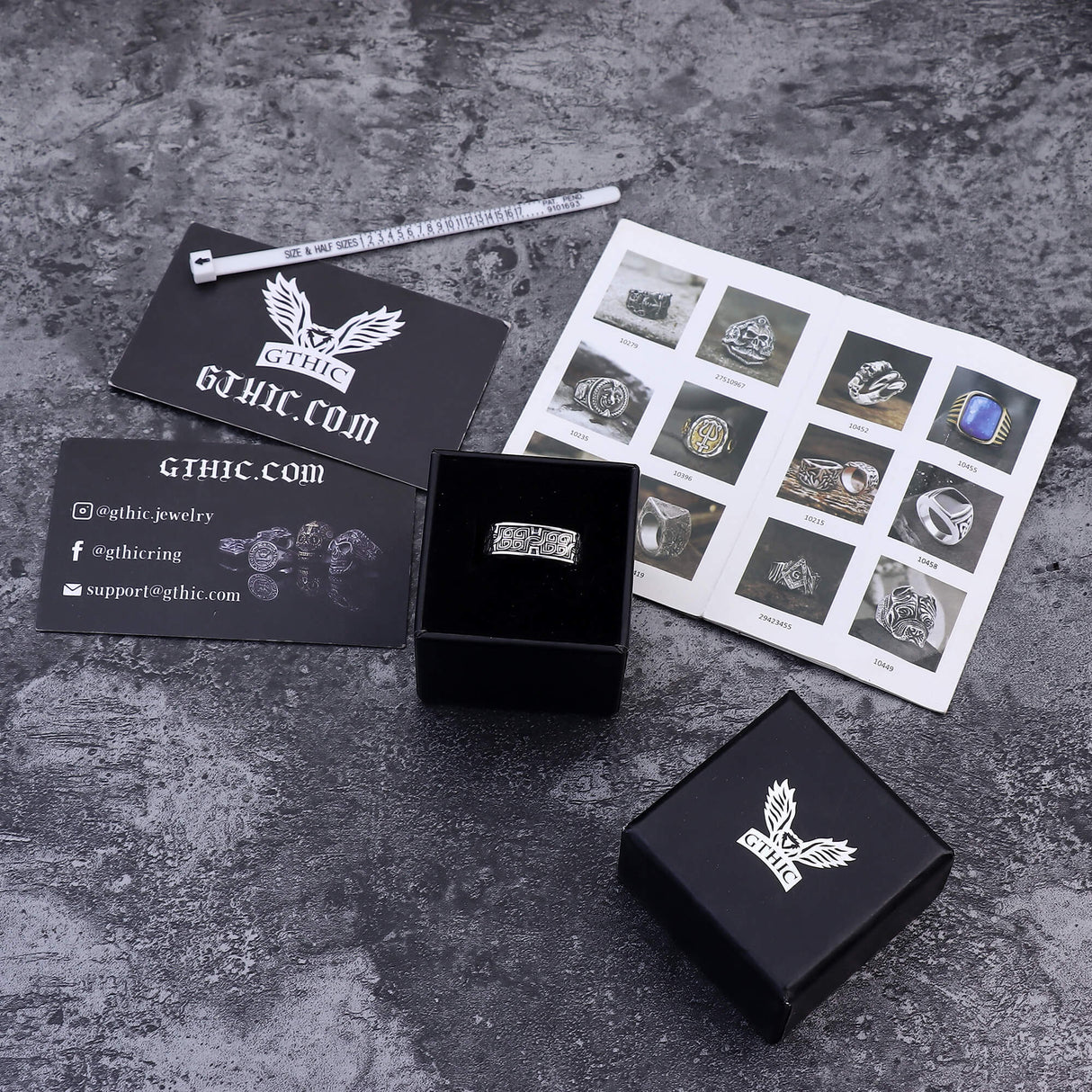 Vintage Celtic Knot Stainless Steel Ring