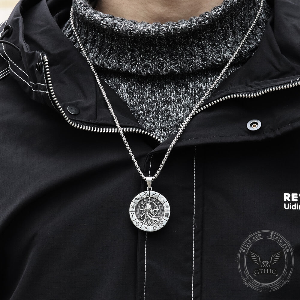 Colgante de acero inoxidable Virgo