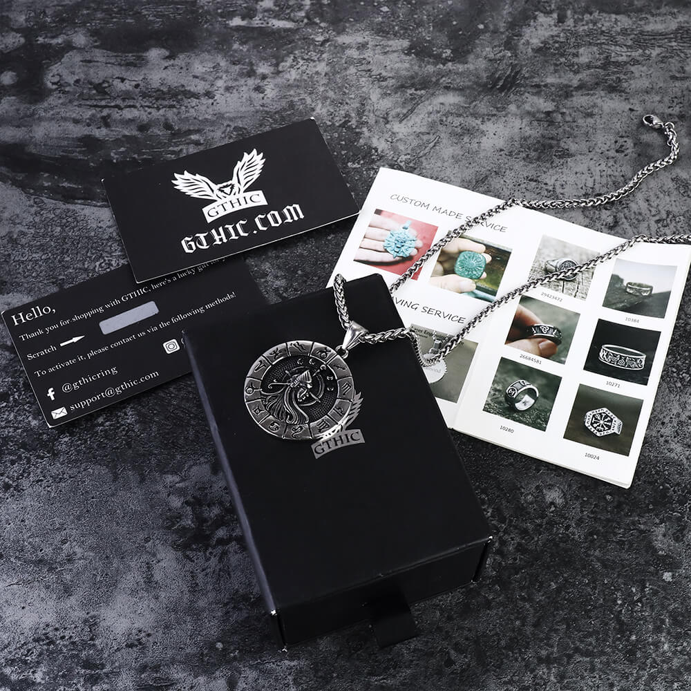 Colgante de acero inoxidable Virgo