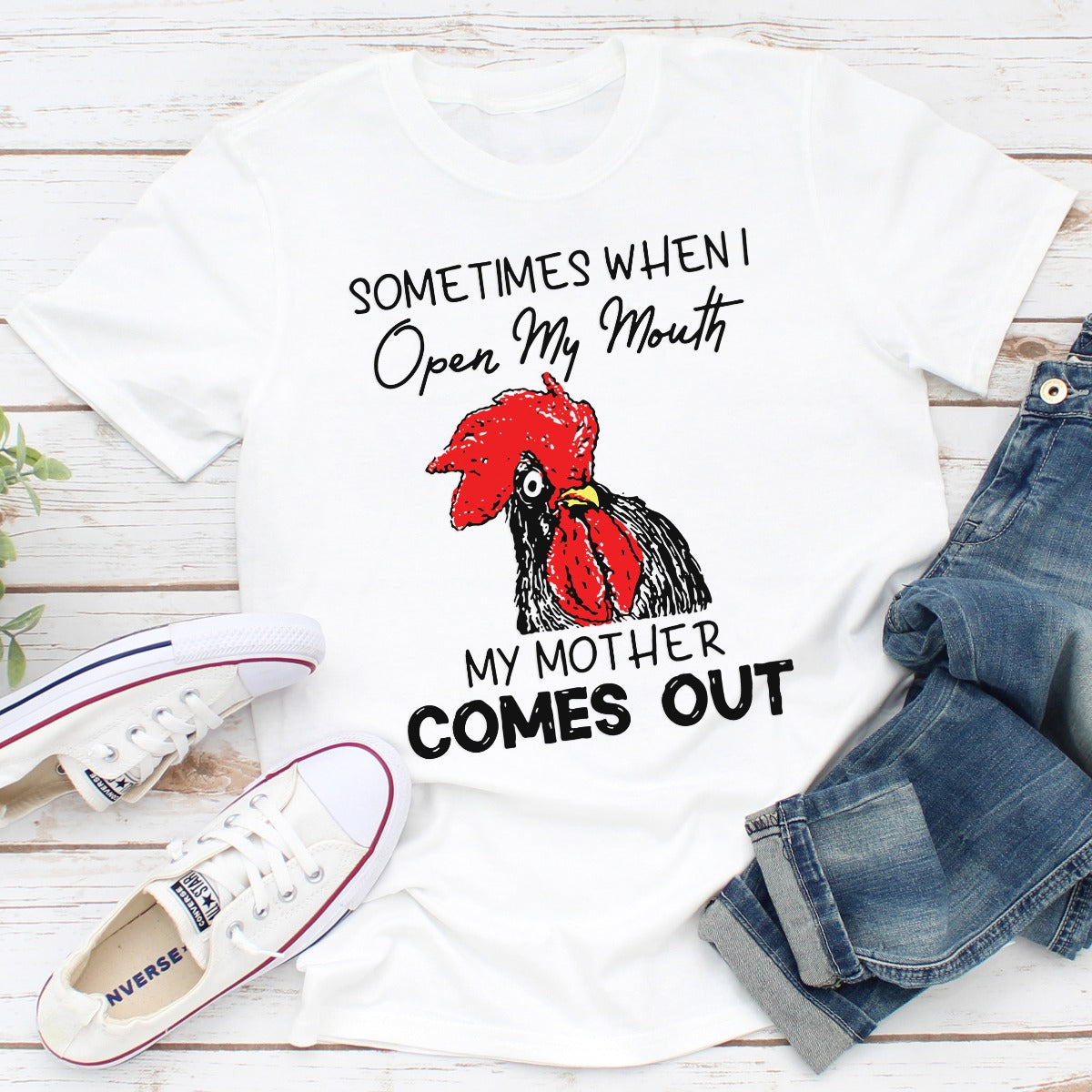 Sometimes When I Open My Mouth T-Shirt-1