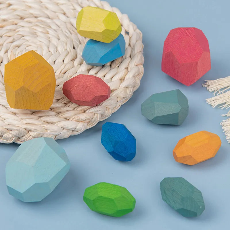 Children's colorful Jagged Stone Toys - Lootquake