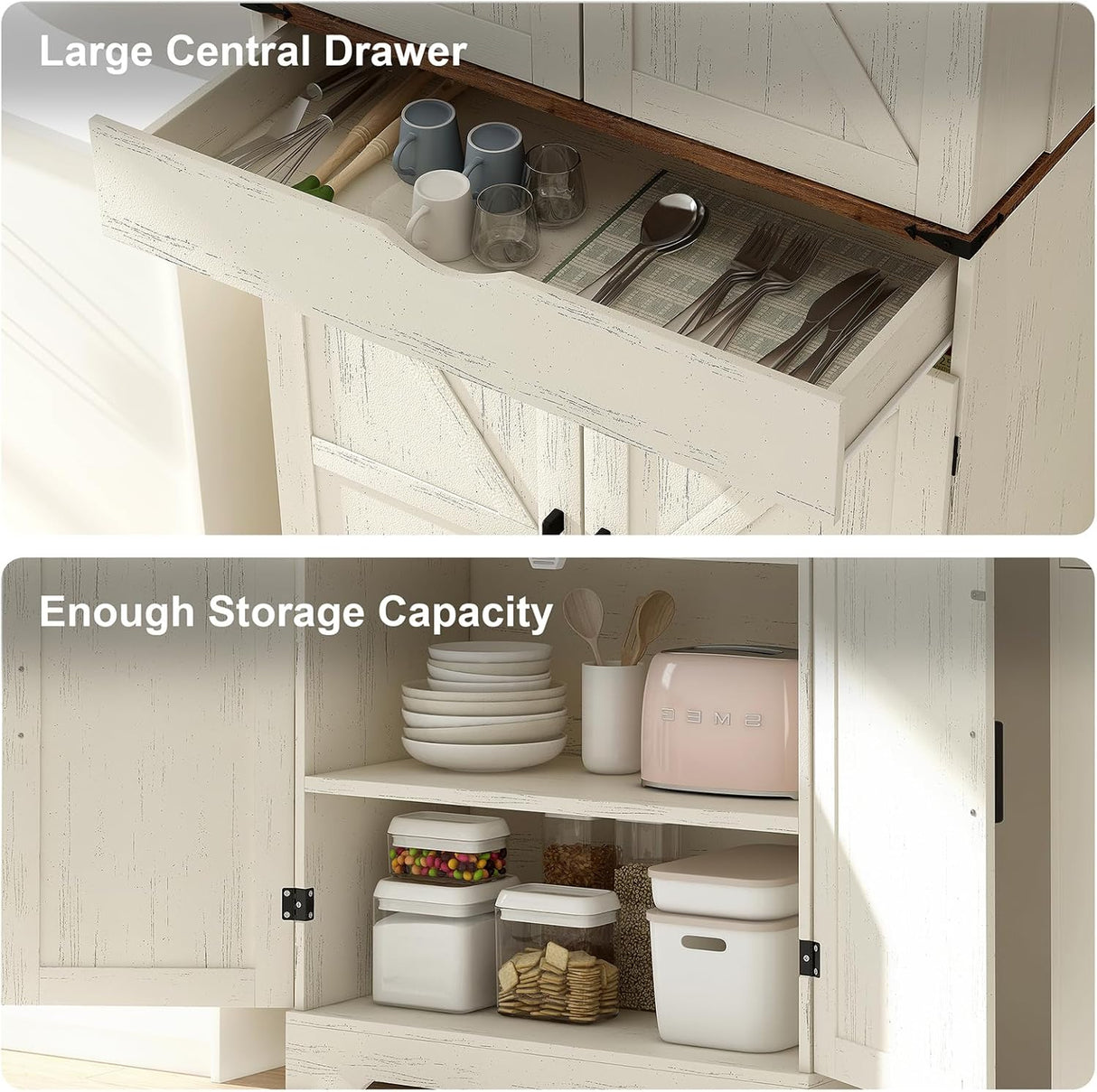 Yanosaku SC001 Armario de despensa de cocina de 72'' de alto