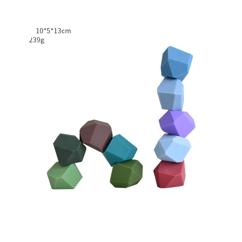 Children's colorful Jagged Stone Toys - Lootquake