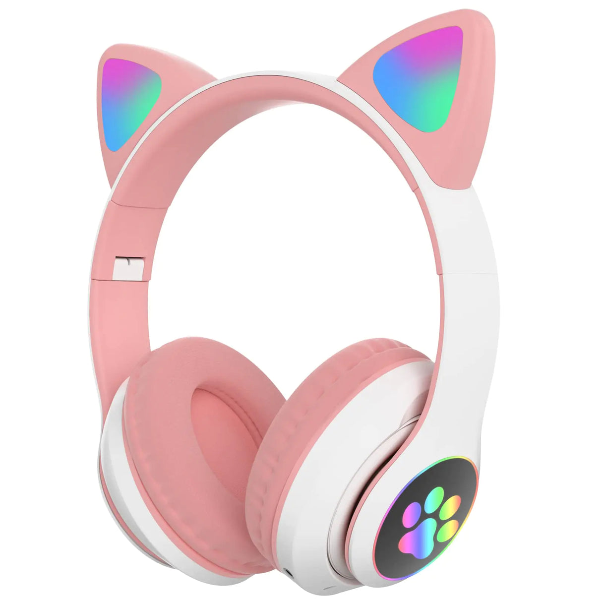 DVUIYYL Kids Bluetooth Headphones Bluetooth Headphones for Kids and Adults Kids Headphones Bluetooth with Microphone Cat Headphones for Girls and Boys - Lootquake