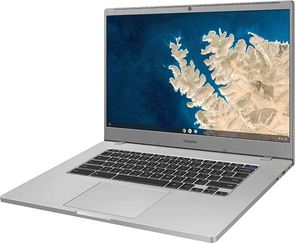 Samsung 4+ 15.6-inch Chromebook Laptop Computer FHD Display Intel Celeron Processor N4000 4GB RAM 128GB eMMC USB-C WiFi Webcam Chrome OS (Renewed) - Lootquake