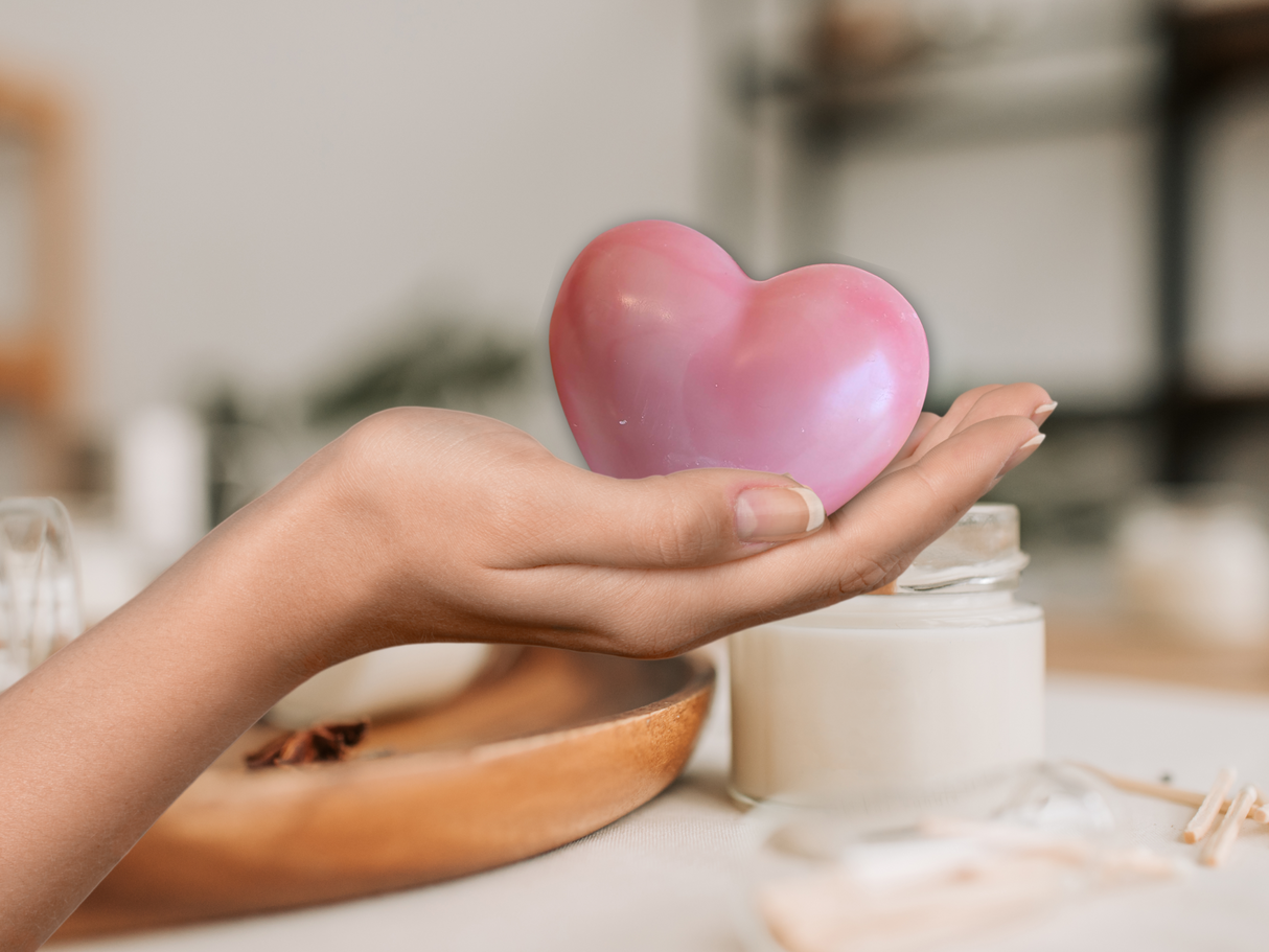 Wax heart freshener for closets and drawers - Spa & Relaxation  – Calming Aromas for Wellness, Self-Care & Gift Sets