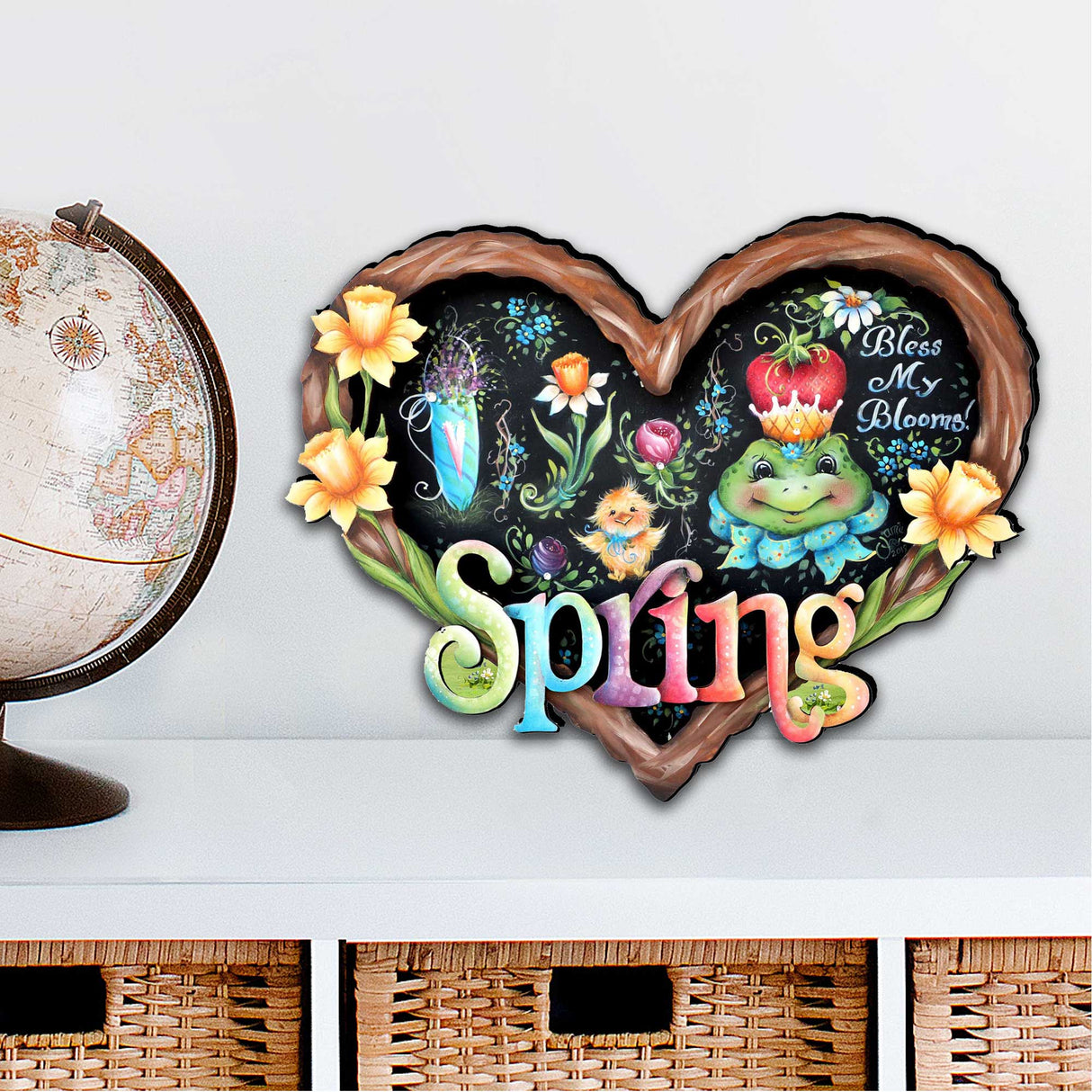 Bless my Bloomin Heart Easter Door Decor by Jamie Mills-Price - Easter Spring Decor - 8457608H