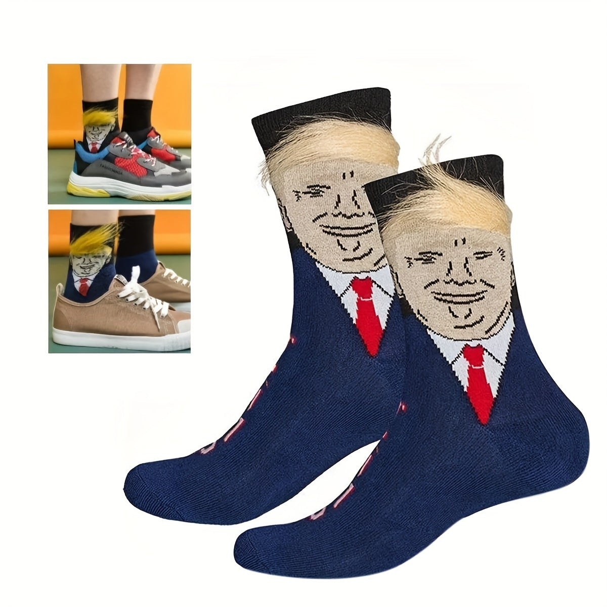Calcetines de Trump para hombre: calcetines unisex divertidos y elegantes, ideales para fiestas, cumpleaños y otras ocasiones.