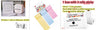Portable Mini Printer for Students and Hobbyists, Bluetooth Thermal Label Printer