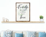 Family Love - Crazy, love, loud - Wooden Wall art - Contemporary decor - Living room Sign - Farmhouse decor - 310346