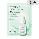 Collagen Face Mask Moisturizing Firming Face Sheet Mask Hyaluronic Acid Facial Masks Beauty Skin Care Gel Skin Care - Lootquake