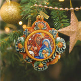 Light of The World Sculpted Hand-Painted Christmas Ornament by G. DeBrekht - Christmas Decor - 6102512