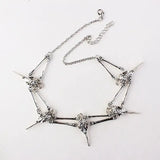 Fashionable New European And American Gothic Bird Skull Necklace - Lootquake