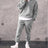 Casual Stand Collar Thickened Long-sleeved T-shirt Loose-fitting  Pullover Men's Suit - Lootquake