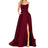 Solid Color Long Slimming And Shoulder Hollow Girlfriends Fashion Bridesmaid Party Dress - Lootquake
