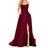 Solid Color Long Slimming And Shoulder Hollow Girlfriends Fashion Bridesmaid Party Dress - Lootquake
