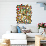 Arte mural con letras del alfabeto de Laura Seeley - Decoración infantil Love Family - 8513007-LS