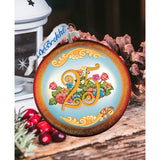 Adorno de cristal del 25.º aniversario de G. Debrekht - Decoración navideña - 744-018