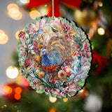 Adornos de madera con forma de corona de pavo para Acción de Gracias, de G. Debrekht - 8611083