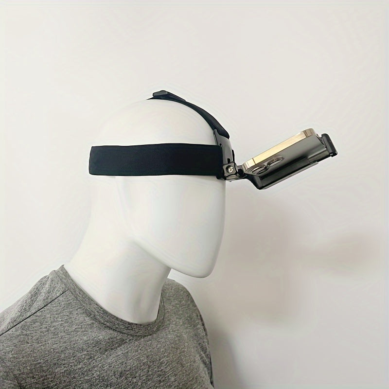 Support fixe réglable pour caméra de téléphone montée sur la tête, angle de vision direct, caméra vidéo en direct