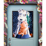 In Friendship Holiday Door Decor by Laura Seeley - Pets Dog and Cats Decor - 8511012H