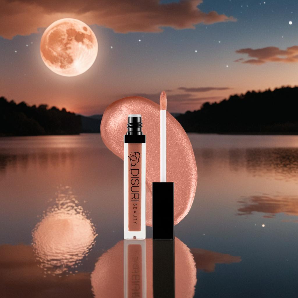 DISURI Beauty Shimmer Lip Gloss - Kiss the Moon Tonight