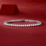 Unique Luxury Fashion Mosan Diamond S925 Silver Bracelet - Lootquake
