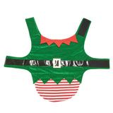 Fashion Christmas Clothes Green Elf Pet Dog Christmas Costume - Lootquake