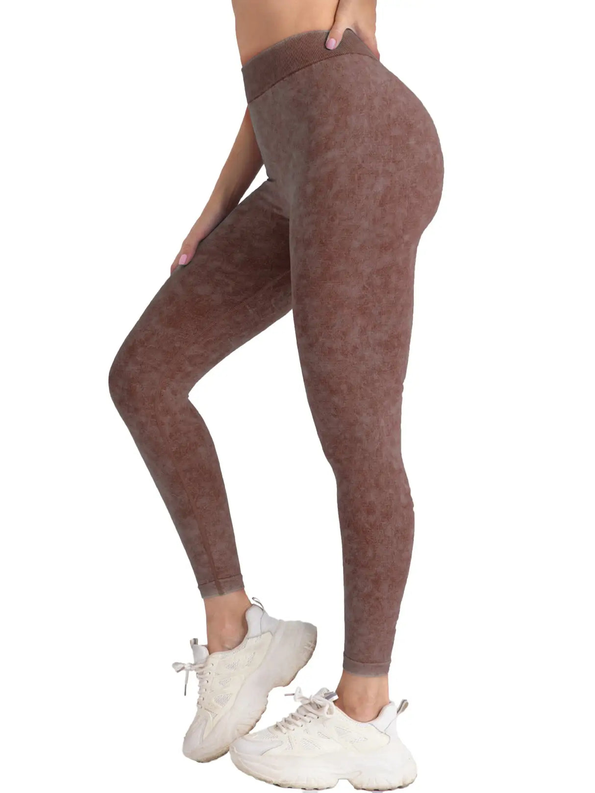 4 Pieces Scrunch Butt Lifting Workout V Back Leggings - Lootquake