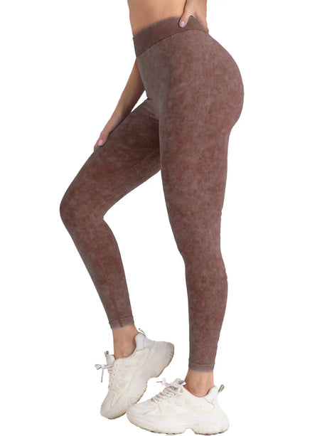 4 Pieces Scrunch Butt Lifting Workout V Back Leggings - Lootquake
