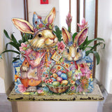 Easter Sweet Couple Holiday Door Decor by G. Debrekht - Easter Spring Decor - 8652768H
