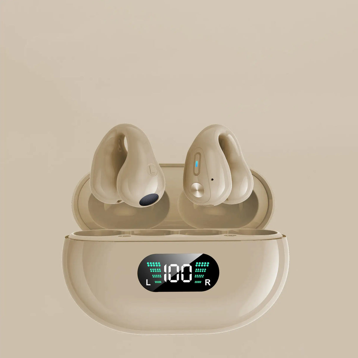 Bone Conduction Headphones TWS Earbuds Ear Clip Bluetooth 5.3 Touch Wireless Earphone In-Ear Bass HIFI Sports Headset - Lootquake