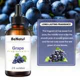 2.03oz Grape Fragrance Essential Oil - Fruity Scent, Aromatic Oil for Making Scented Candle Soap, Long-lasting Natural Essential Oil, Suitable for Diffusers, Humidifiers, DIY Candle Making, Women's Car Parts, A Gift for Women