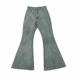 Crumpled Cat Beard Stacked Horn Mopping Jeans - Lootquake