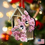 Spring Dream House Wooden Ornaments by Gelsinger - Easter Spring Decor - 8461056-DG