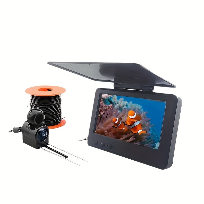 Set de pesca profesional de 1 pieza: cámara HD, soporte ajustable y monitor de cebo | Kit completo para pescadores | Varios tamaños (3,8-2 m). Regalo ideal para festivales, la mejor opción para los amantes de la pesca.