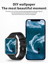 Waterproof Sports Watch Temp Heart Rate