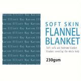 1pc Custom Blanket - Soft Flannel Sofa Blanket with Exclusive Personalized Gift for Son or Daughter, Blanket Name, Unique and Thoughtful Present for Loved Ones