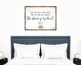 Los deseos de mi corazón - Decoración de madera para habitación infantil - Samuel 1:27 - Decoración contemporánea - Arte religioso de pared - 310339