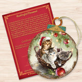 Christmas Kittens Wooden Ornaments by Gelsinger - Christmas Decor - 8021117-1607