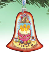 Celebration Bell Glass Ornament by G. DeBrekht - 752-003