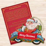 Merry Christmas Santa Wooden Ornaments by G. DeBrekht - Christmas Santa Snowman Decor - 8112045-2