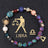 Natural Volcanic Rock Electroplating Twelve Constellations Bracelets - Lootquake