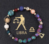 Natural Volcanic Rock Electroplating Twelve Constellations Bracelets - Lootquake