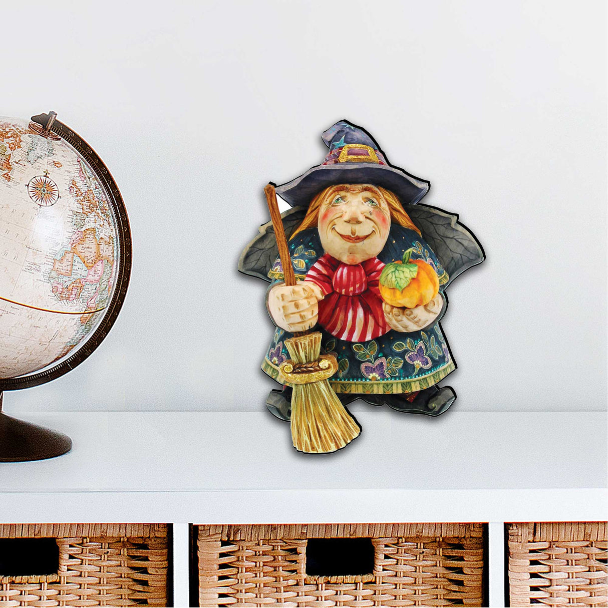 Decoración de puerta de bruja de Halloween por G. DeBrekht - Decoración de Halloween de Acción de Gracias - 8158412H