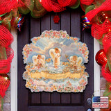 Decoración navideña para puerta de la Natividad "Pequeñas Bendiciones" de D. Gelsinger - 8461017H-0708