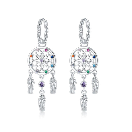 Dream Catcher Earrings Women's Minority Fashion Diamond - Lootquake