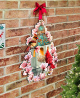 Decoración navideña para puertas con mañana de primavera de D. Gelsinger - Decoración de primavera para Pascua - 8652808H-DG