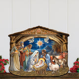 Nacimiento de Jesús: Decoración navideña para puerta de G. Debrekht - Decoración navideña - 8652761H